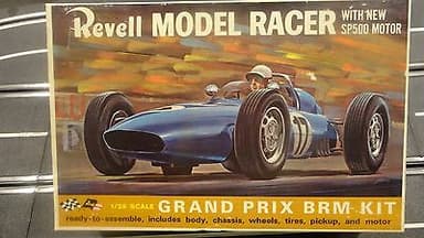 NOS Revell 1/24 BRM Grand Prix Slot Car Kit Dealer Built RTR w/box never used