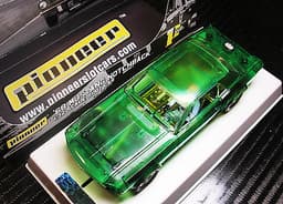 PIONEER SLOT CAR J-CODE SPECIAL NOTCHBACK MUSTANG TEST MOULDING \'X-RAY ODDITY\'