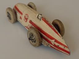 Pre war Dinky 23a \'Humbug\' in rarest colours