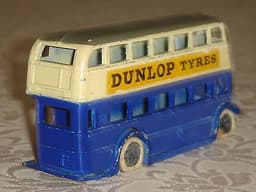 Pre-War Dinky 29c Double Dkr. Bus - D.Blue/Cream - Remarkable Original Condition