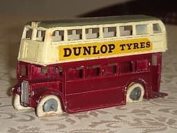 Pre-War Dinky 29c Double Dkr. Bus - Maroon/Cream - Remarkable Original Condition