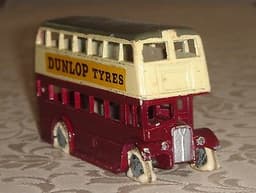 Pre-War Dinky 29c Double Dkr. Bus - Maroon/Cream - Remarkable Original Condition