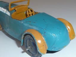 Pre war Hornby Series Dinky 22a open sports car in very rare colours.