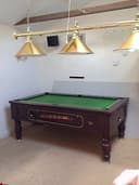 Pub - Simply pool tournament 7\'x4\' Table with lights, traditional coin operated