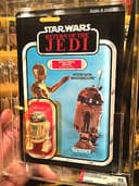 R2-D2 SENSORSCOPE AFA 85 90 90 ROTJ 77 OFFERLESS KENNER STAR WARS VINTAGE R2 D2