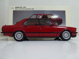 Rare! 1/18 AUTOart BMW M5 SHADOW LINE 1987(ZINNOBER-RED)
