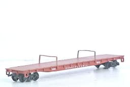 RARE Gilbert HO Scale P-16D782 PRR 56\' DIECAST FLAT CAR TRAIN 33536 BLT 54