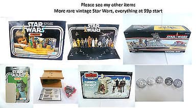 ??? RARE Meccano Pink Face Luke Hoth Original Vintage Star Wars figure