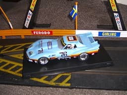 Revell - item 08368 - "Scalextric"Corvette Mancuso #76 SLOT CAR in 1/32 scale.