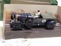 Scalextric C242 Racing Classics blue Bentley RARE MIB slot car
