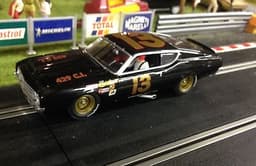 Scalextric style Carrera Ford Torino (NASCAR) slot car