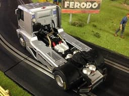 Scalextric style "FLY" MAN Truck slot car