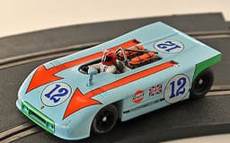 SLOT CAR, SCALEXTRIC: FLY: PORSCHE 908/3 TARGA FLORIO 1970: GULF #12 JO SIFFERT
