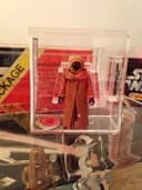 star wars rare VINYL CAPE JAWA ACTION FIGURE UKG 80 not AFA original vintage