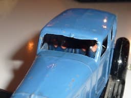 Superb pre war Dinky 36a Armstrong Siddeley with driver and footman figures