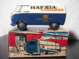 TEKNO DENMARK: VW VAN "HAFNIA SKINKEN" NO.413 IN BOX IN VERY GOOD CONDITION!!!
