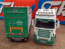 Tekno SCANIA Fahy Livestock International 1.50 - WSI - Corgi Modern Trucks
