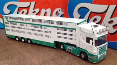 Tekno SCANIA Fahy Livestock International 1.50 - WSI - Corgi Modern Trucks