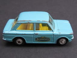 VERY RARE ORIGINAL CORGI 251 JENSEN\'S HILLMAN IMP, GOOD CONDITION WITH PLAYWEAR