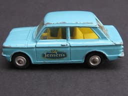 VERY RARE ORIGINAL CORGI 251 JENSEN\'S HILLMAN IMP, GOOD CONDITION WITH PLAYWEAR