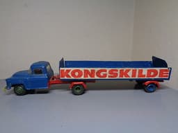 VILMER DENMARK VINTAGE 1950\'S CHEVROLET TRUCK WITH LONGTRAILER VERY RARE ITEM