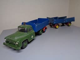 VILMER DENMARK VINTAGE 1950\'S CHEVROLET TRUCK WITH TRAILER VERY RARE