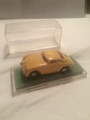 Vintage 60S Ho Aurora Slot Car Porsche 356 Coupe In Cream Rare