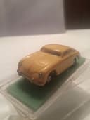 Vintage 60S Ho Aurora Slot Car Porsche 356 Coupe In Cream Rare