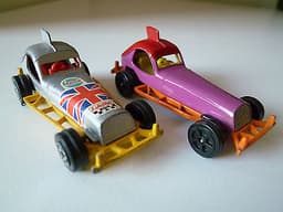 VINTAGE CORGI JUNIOR & ROCKETS SUPER STOCK CARS TODD SWEENEY ISSUED C.1970