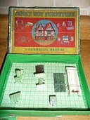 Vintage Dinky Varden Doll\'s house Toy Bathroom Funiture Set 104 complete & boxed