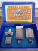 Vintage Dinky Varden Doll\'s house Toy Bedroom Funiture; Set 102 complete & boxed