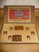 Vintage Dinky Varden Doll\'s house Toy Dining Funiture; Set 101 complete & boxed