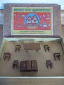 Vintage Dinky Varden Doll\'s house Toy Dining Funiture; Set 101 complete & boxed