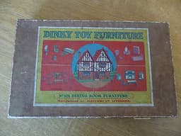 Vintage Dinky Varden Doll\'s house Toy Dining Funiture; Set 101 complete & boxed