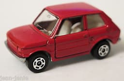 Vintage POLISTIL Fiat 126 Diecast Car Model Italy RJ10 1970\'s Club 33 Politoys