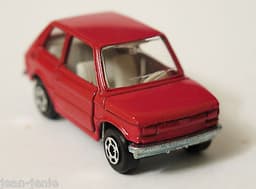 Vintage POLISTIL Fiat 126 Diecast Car Model Italy RJ10 1970\'s Club 33 Politoys