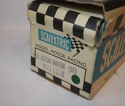 Vintage Scalextric Slot Racing Car Aston Martin DB4 GT C/68 Lights Boxed Triang