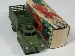 vintage scarce VILMER denmark, dodge military stake truck in box 1960s