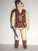 Vintage Star Wars Complete PDP Dark Body Hoth Rebel Soldier Figure - 1980