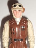 Vintage Star Wars Complete PDP Dark Body Hoth Rebel Soldier Figure - 1980