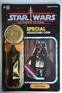 VINTAGE STAR WARS DARTH VADER POTF 92 BACK MOC/AFA