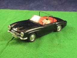 Vintage Tri-ang Scalextric James Bond Mercedes 190 SL C75 Black Working RD149