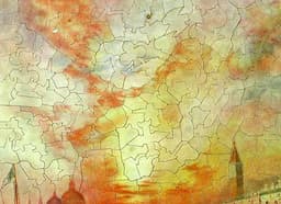 Vintage Wooden Jigsaw puzzle Parker Bros Pastime puzzle complete 500pcs plywood