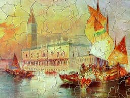 Vintage Wooden Jigsaw puzzle Parker Bros Pastime puzzle complete 500pcs plywood