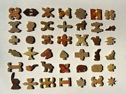 Vintage Wooden Jigsaw puzzle Parker Bros Pastime puzzle complete 500pcs plywood
