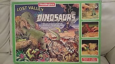 Waddingtons Family vintage traditional  LOST VALLEY OF THE DINOSAURS  BOARDGAME
