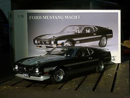 1:18 Scale Autoart Black 1971 Ford Mustang Mach 1