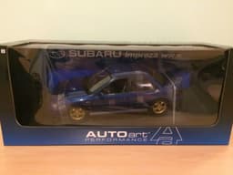 1/18 Subaru Impreza WRX Type R 5 door New With Straps Autoart Model Car