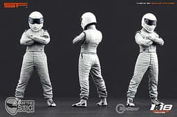 1/18 The Stig Top Gear VERY RARE!!! figures for1:18 CMC Exoto Autoart Ferrari