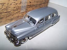 1949 Cadillac limousine-style hearse Sunset Coach Motor City 1/43 NB Silver
